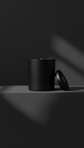 Soy Candle In Matte Black Glass