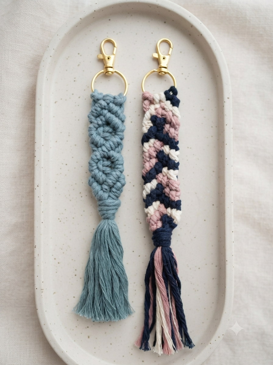 Macramé Keychains