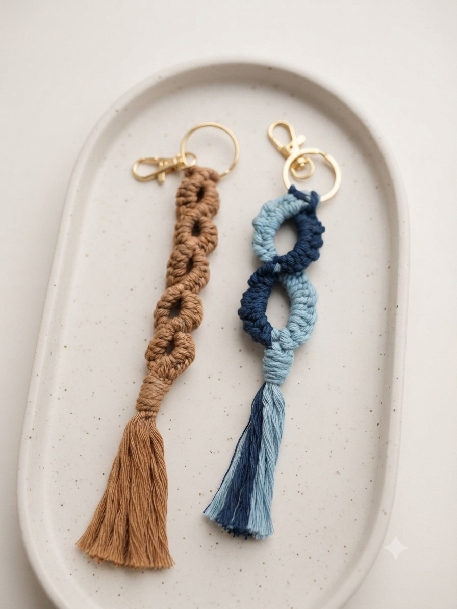 Macramé Keychains